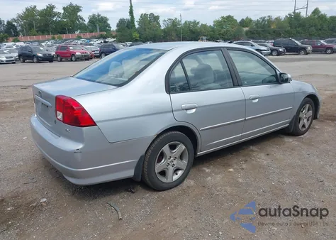 2004 Honda Civic Ex z USA, uszkodzony, nr VIN 2HGES26884H541275